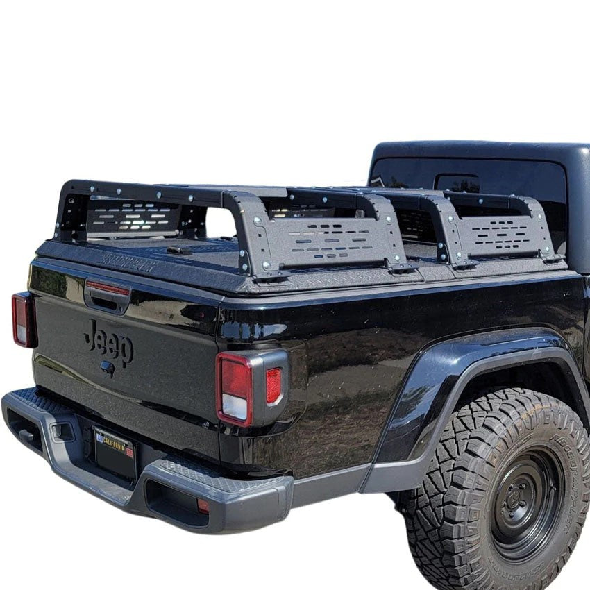 THORAX Bed Rack System Fits Diamond Back Covers 20-22 Jeep Gladiator 12 Inch