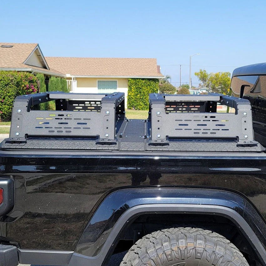 THORAX Bed Rack System Fits Diamond Back Covers 20-22 Jeep Gladiator 12 Inch