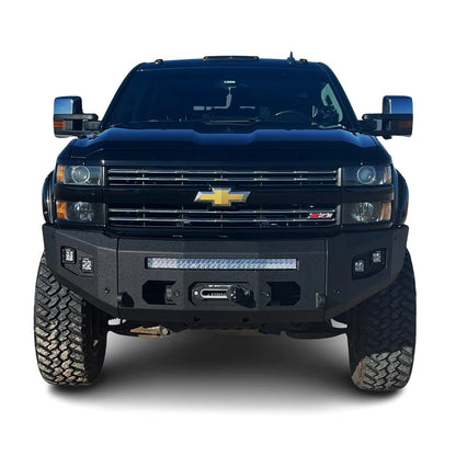 2015-2019 Silverado 2500/3500 Attitude Front Winch Bumper No Parking Sensors