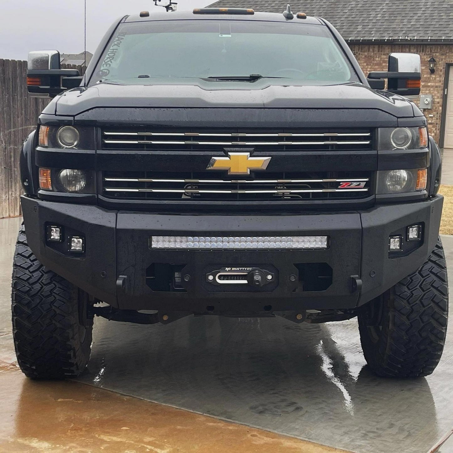 2015-2019 Silverado 2500/3500 Attitude Front Winch Bumper No Parking Sensors