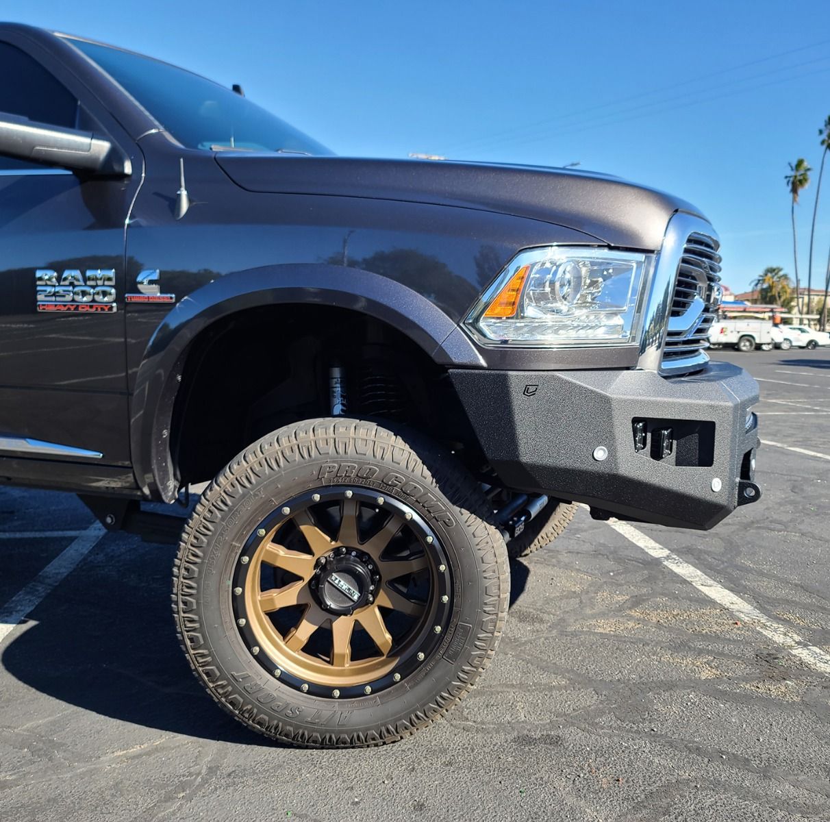 2010-2018 Ram 2500/3500 Attitude Series Rear Bumper- No Parking Sensors Chassis Unlimited