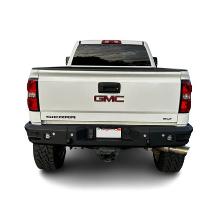 2015-2019 Silverado/Sierra 2500/3500 Attitude Rear Bumper No Parking Sensors