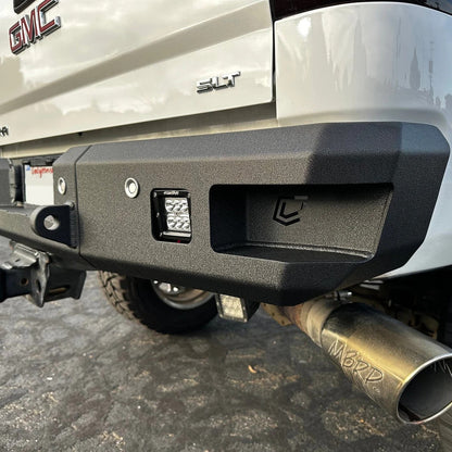 2015-2019 Silverado/Sierra 2500/3500 Attitude Rear Bumper No Parking Sensors