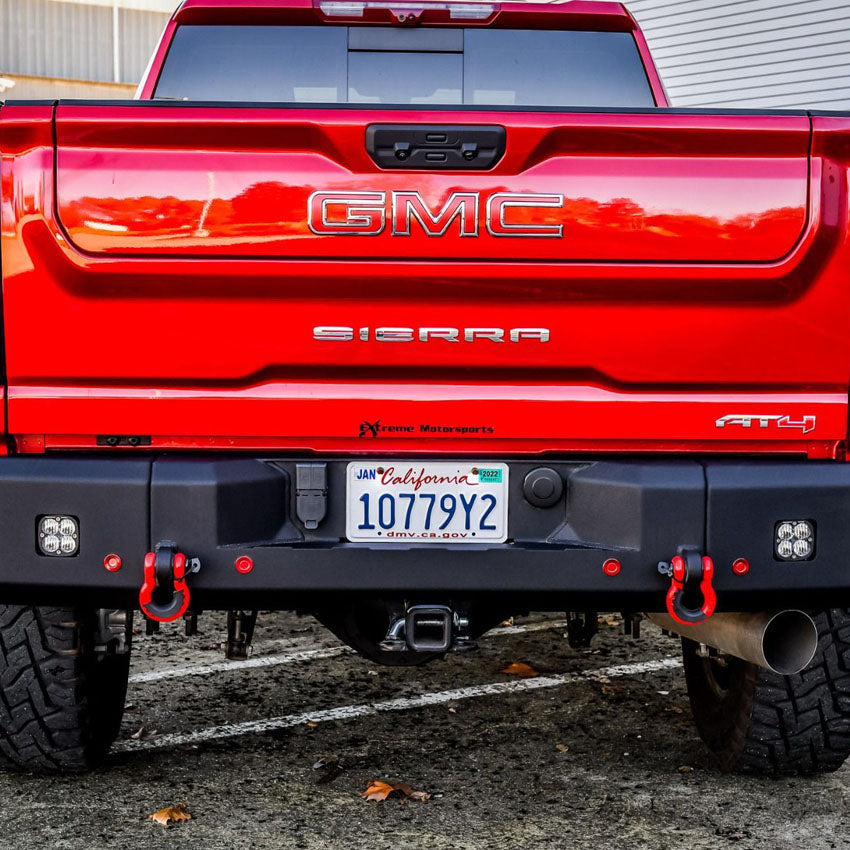 2020-2023 GMC Sierra 2500/3500 Attitude Rear Bumper- No Parking Sensors Chassis Unlimited