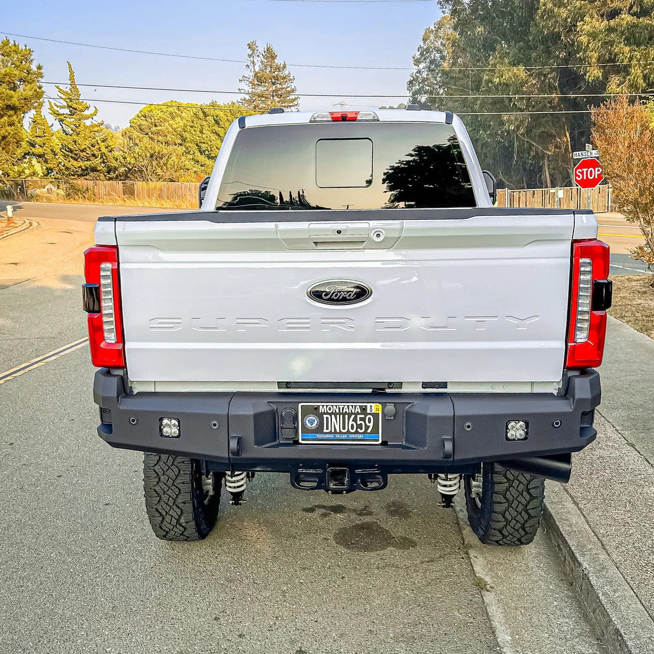 2023+ Ford F250/F350 Superduty Attitude Rear Bumper No Parking Sensors Chassis Unlimited