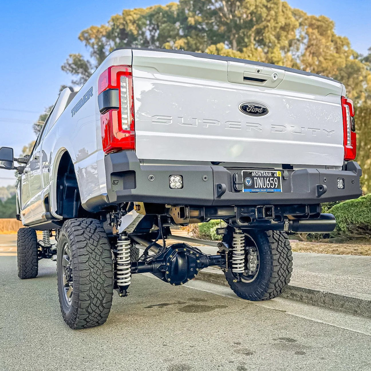 2023+ Ford F250/F350 Superduty Attitude Rear Bumper W/ Parking Sensors Chassis Unlimited