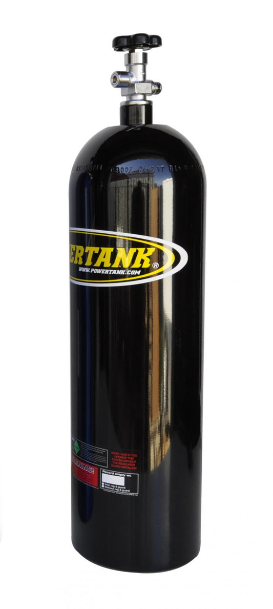 CO2 Tank 15 Lb W/Valve Gloss Black Power Tank