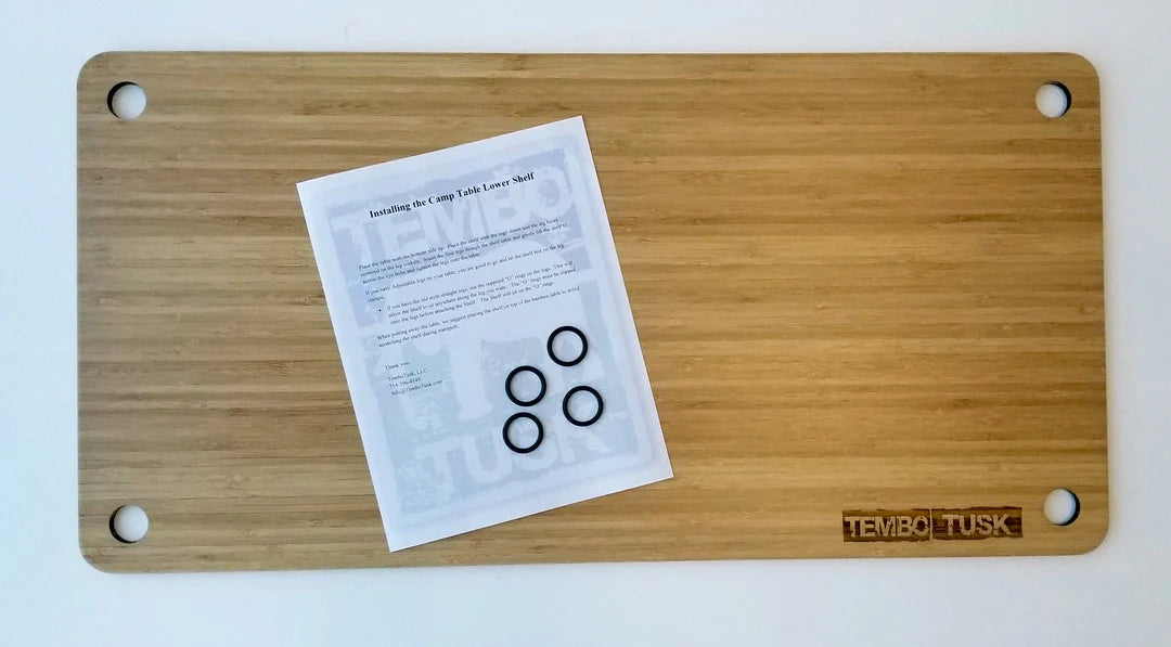 Tembo Tusk Camp Table Shelf Kit
