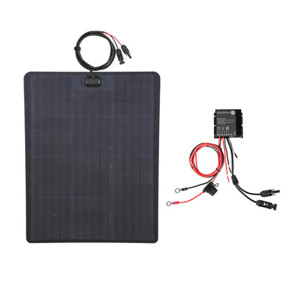 Chevrolet Silverado 1500 Z71 Trail Boss (2019-2022) Lensun 60W Hood Flexible Solar Panel