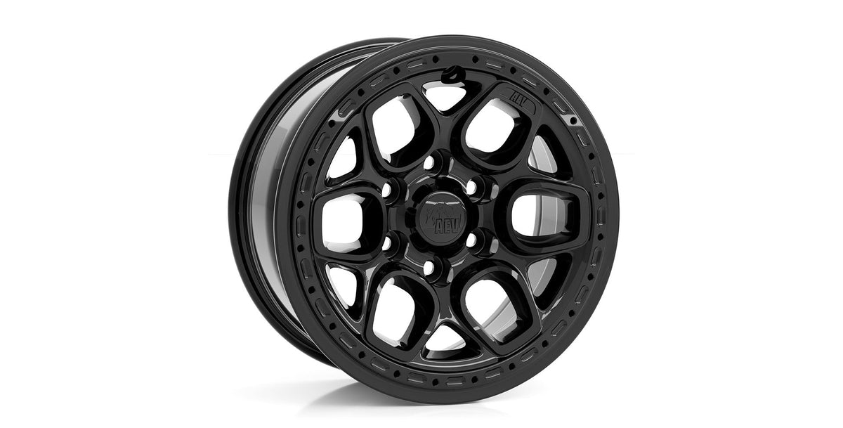 AEV Crestone DualSport Wheel for 2023+ Colorado/Canyon and 2019+ Silverado/Sierra 1500 - Gloss Black