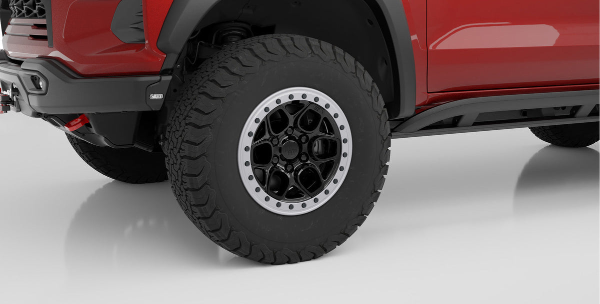 AEV Crestone DualSport Wheel for 2023+ Colorado/Canyon and 2019+ Silverado/Sierra 1500 - Onyx