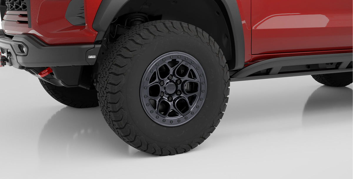 AEV Crestone DualSport Wheel for 2023+ Colorado/Canyon and 2019+ Silverado/Sierra 1500 - Onyx