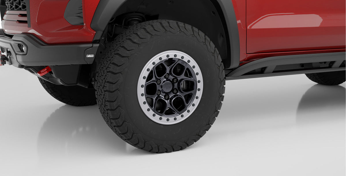 AEV Crestone DualSport Wheel for 2023+ Colorado/Canyon and 2019+ Silverado/Sierra 1500 - Onyx