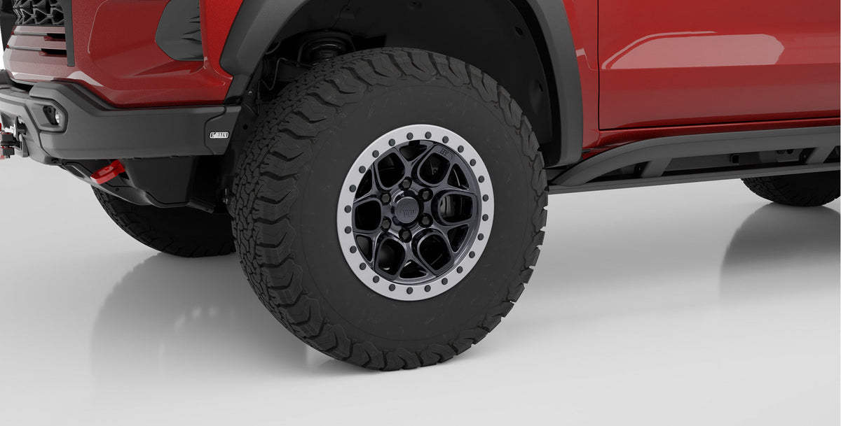 AEV Crestone DualSport Wheel for 2023+ Colorado/Canyon and 2019+ Silverado/Sierra 1500 - Gloss Black