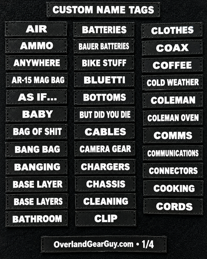 Custom Velcro Name Tags