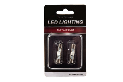 28mm SMF1 LED Bulb Green Pair Diode Dynamics