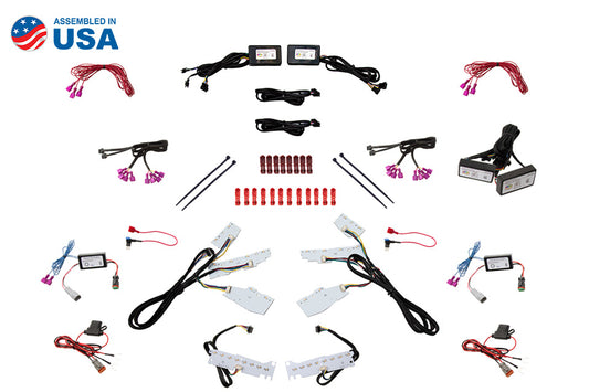 RGBWA Upper & Lower DRL Boards for 17-20 Chevrolet Camaro ZL1 Diode Dynamics