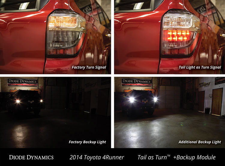 2014-2021 Toyota 4Runner Tail as Turn Module +Backup Module (USDM) Module Only Diode Dynamics