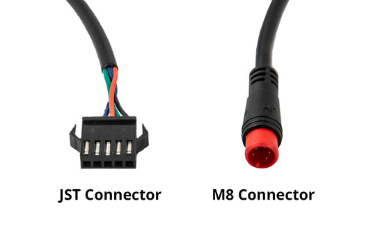 JST Female to M8 Male Adapters Pair Diode Dynamics