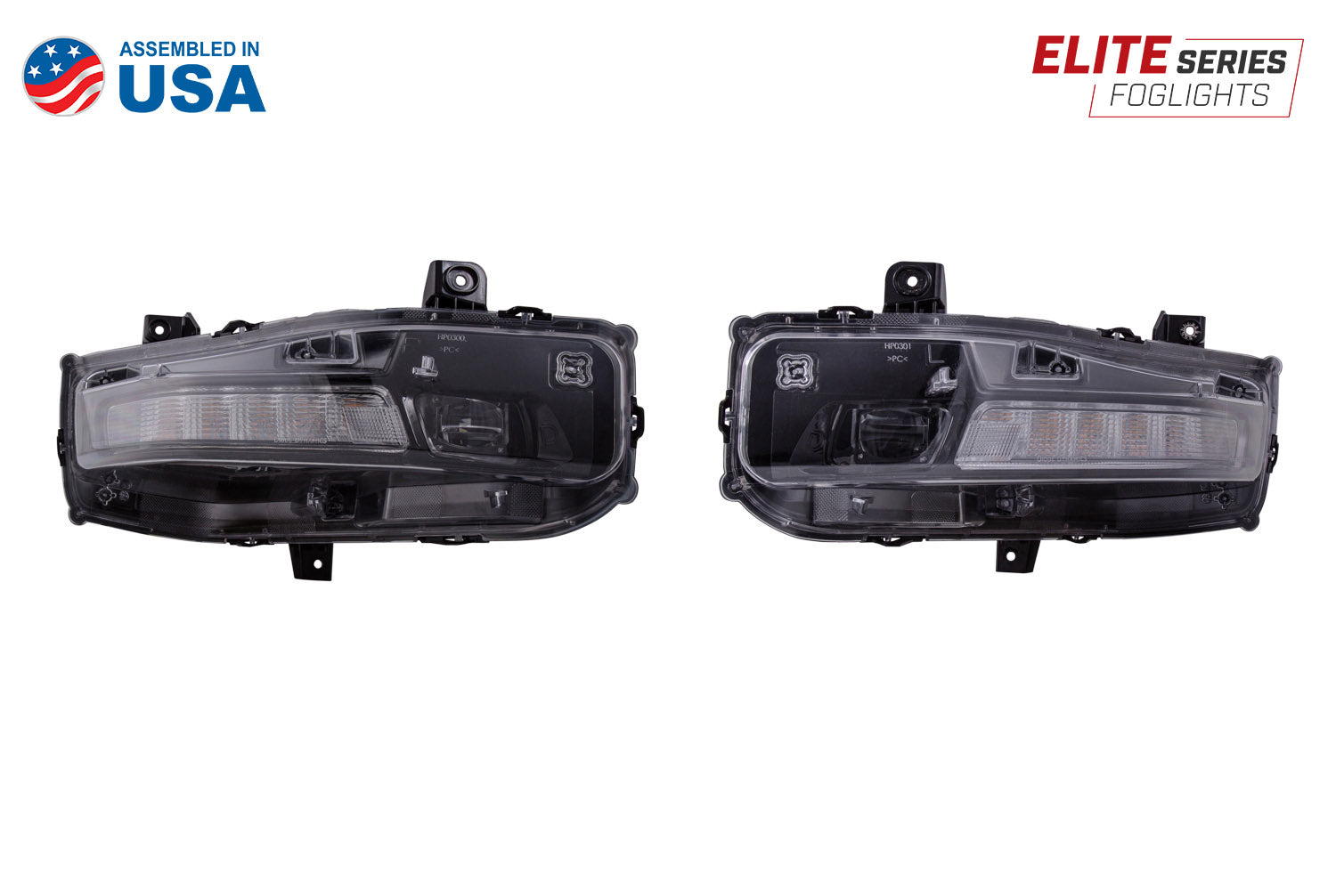 Elite Series Combination Fog Lamp for 18-21 Ford Mustang Cool White Pair Diode Dynamics
