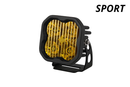 SS3 LED Pod Sport Yellow Driving Standard Single Diode Dynamics
