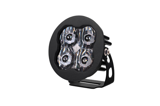 SS3 LED Pod Sport White SAE Driving Round Single Diode Dynamics