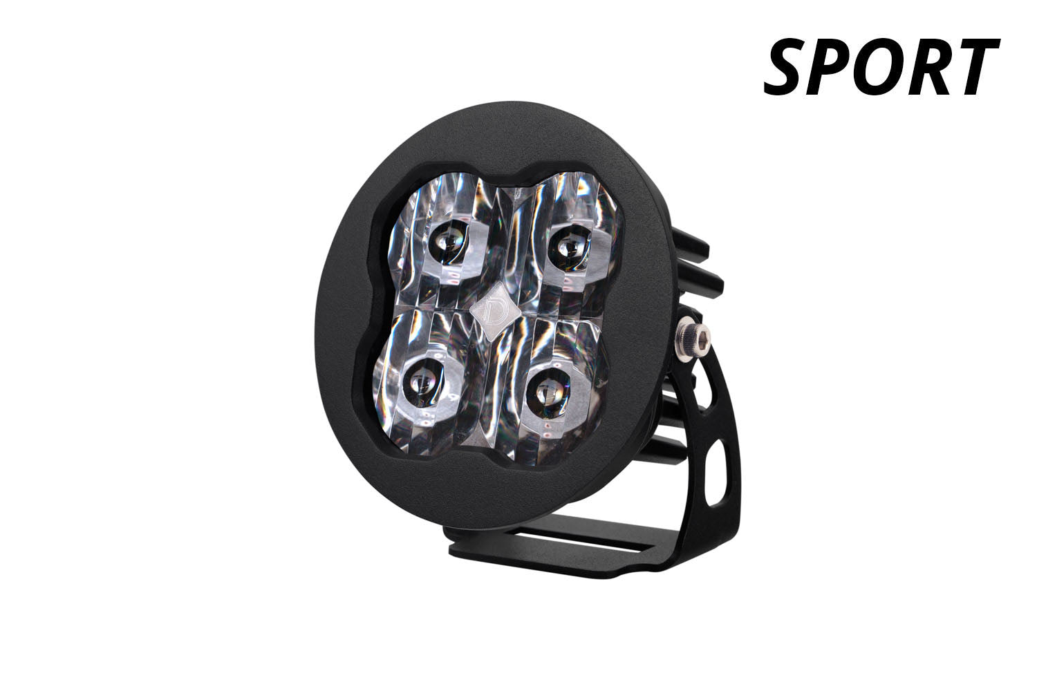 SS3 LED Pod Sport White SAE Fog  Round Single Diode Dynamics