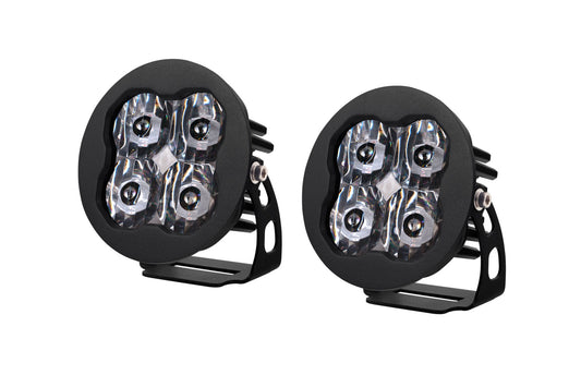 SS3 LED Pod Pro White SAE Driving Round Pair Diode Dynamics