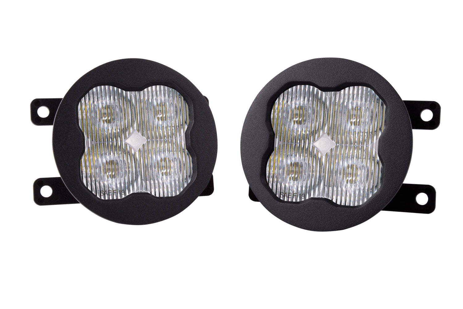 SS3 LED Fog Light Kit for 2015-2017 Ford Mustang White SAE Fog Pro Diode Dynamics