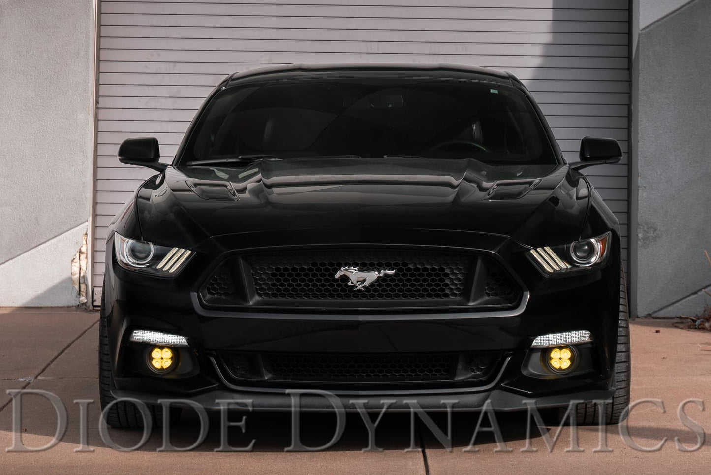 SS3 LED Fog Light Kit for 2015-2017 Ford Mustang White SAE Fog Pro Diode Dynamics