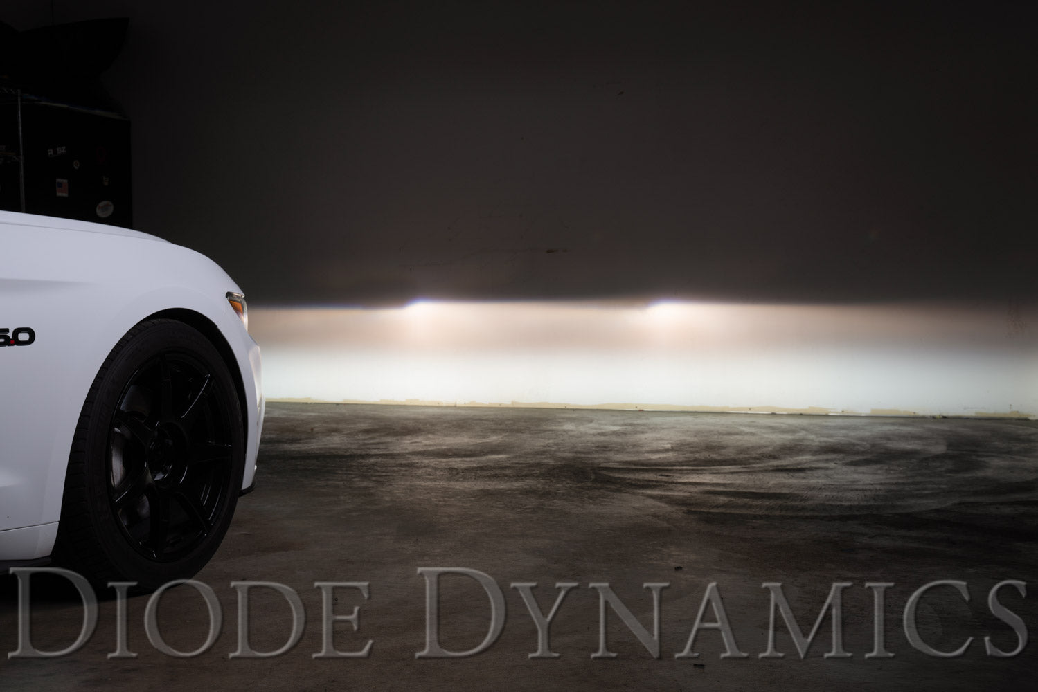 SS3 LED Fog Light Kit for 2015-2017 Ford Mustang White SAE Fog Pro Diode Dynamics