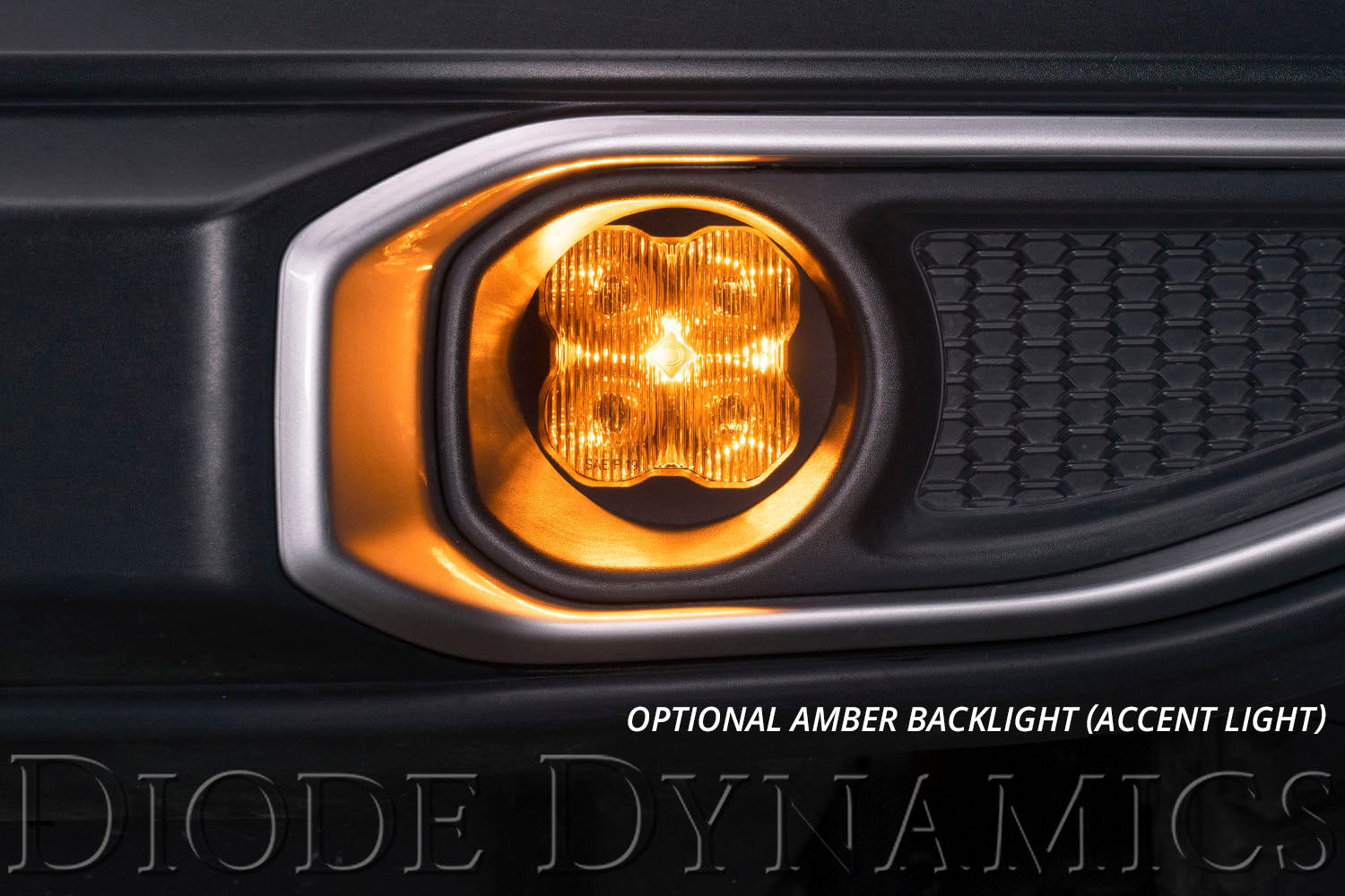 SS3 LED Fog Light Kit for 2015-2017 Ford Mustang White SAE Fog Pro Diode Dynamics