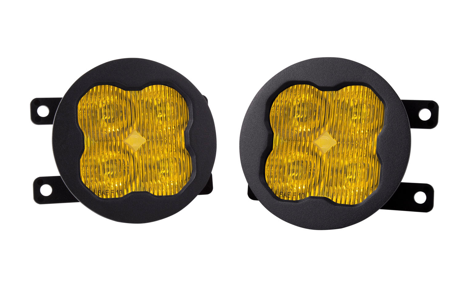 SS3 LED Fog Light Kit for 2014-2017 Ford Fiesta ST Yellow SAE Fog Pro Diode Dynamics