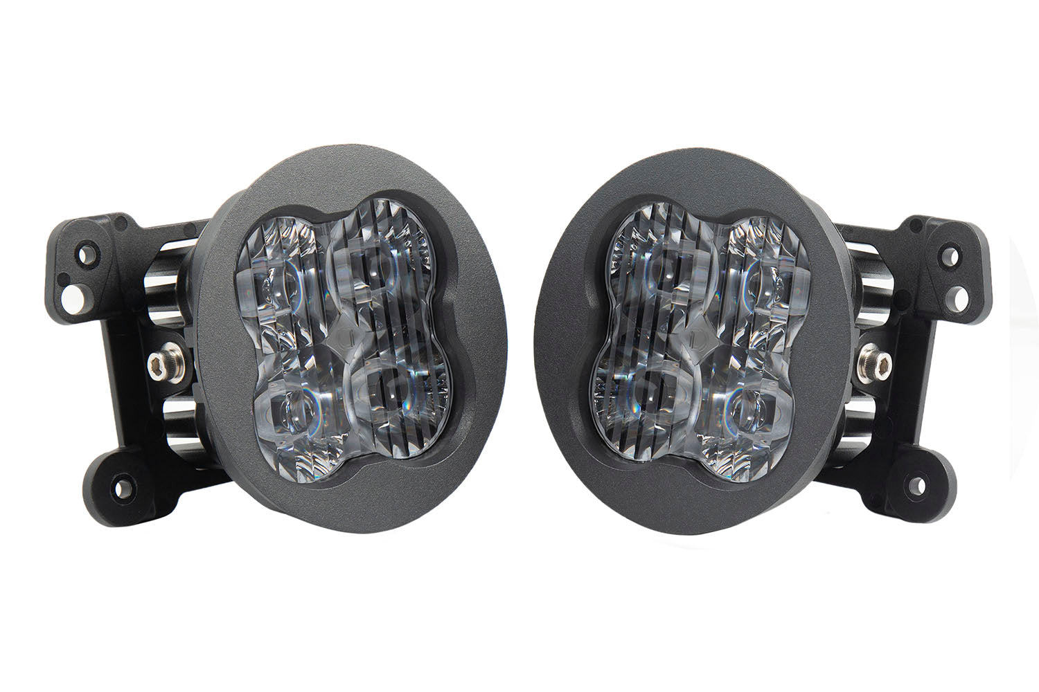 SS3 LED Fog Light Kit for 2014-2017 Jeep Cherokee Yellow SAE Fog Sport Diode Dynamics