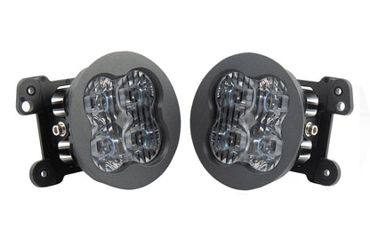 SS3 LED Fog Light Kit for 2014-2017 Jeep Cherokee Yellow SAE Fog Sport Diode Dynamics
