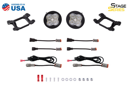 SS3 LED Fog Light Kit for 2006-2009 Chrysler PT Cruiser Yellow SAE Fog Sport Diode Dynamics
