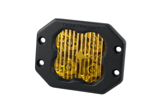 SS3 LED Pod Sport Yellow Driving Flush Single Diode Dynamics