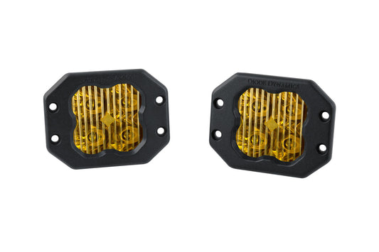 SS3 LED Pod Pro Yellow Driving Flush Pair Diode Dynamics