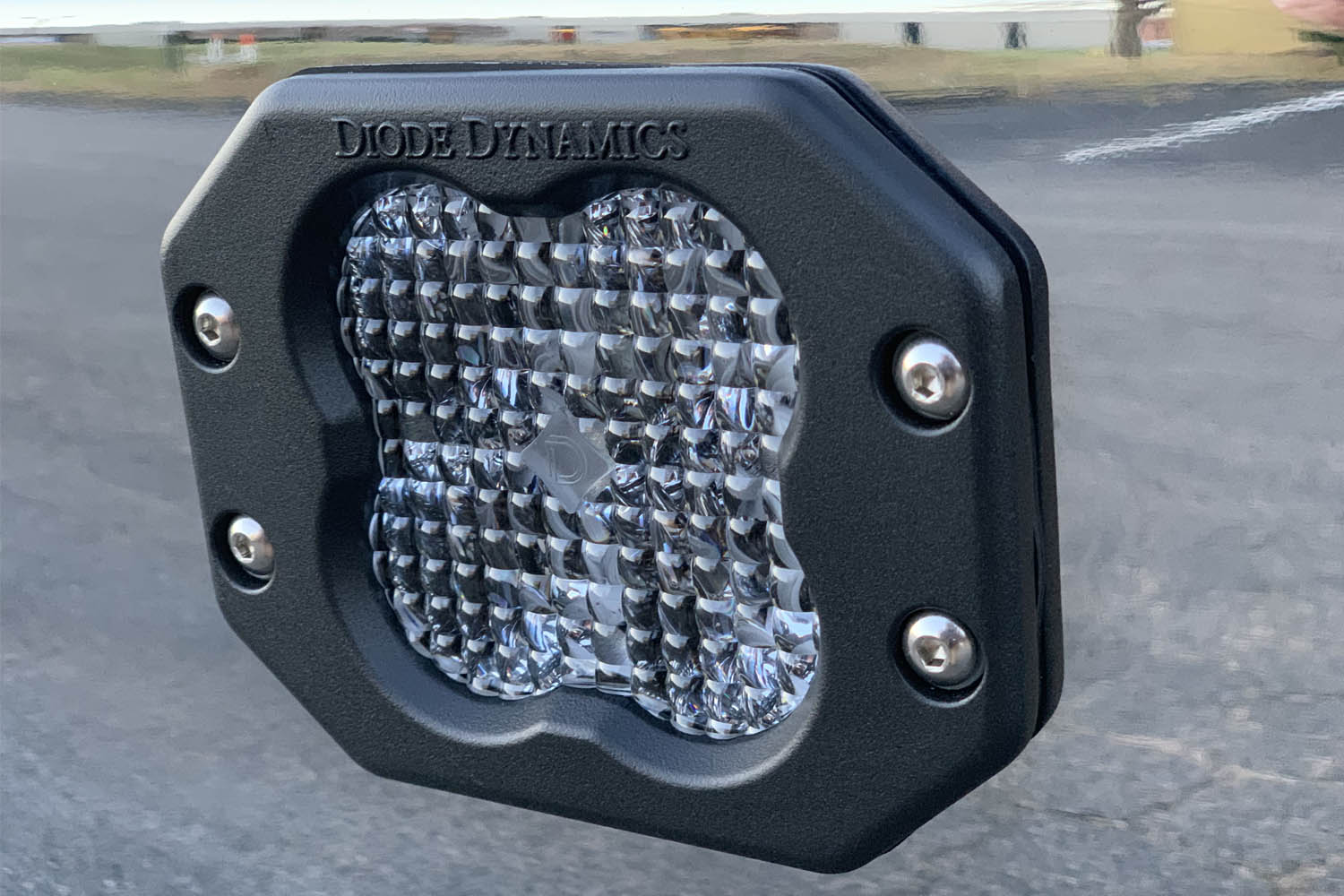 SS3 LED Pod Pro Yellow SAE Fog Flush Pair Diode Dynamics