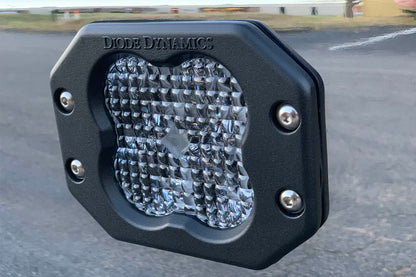 SS3 LED Pod Pro Yellow SAE Fog Flush Pair Diode Dynamics