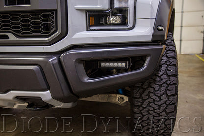 2017-2019 Ford Raptor SS Fog Kit 12.0 Inch Amber Driving Diode Dynamics