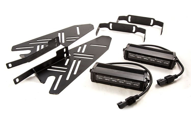 2017-2019 Ford Raptor SS Fog Kit 12.0 Inch Amber Driving Diode Dynamics