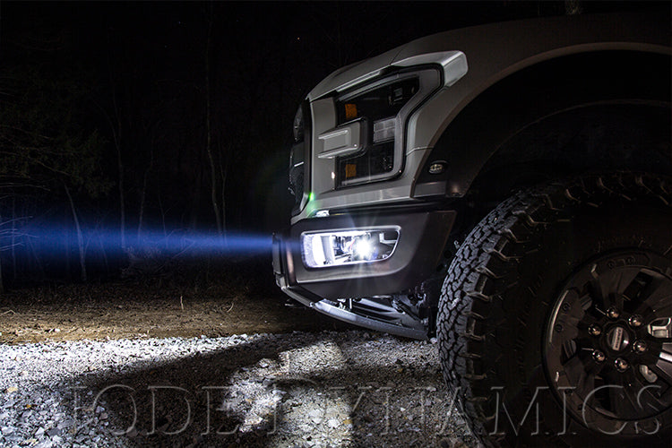 2017-2019 Ford Raptor SS Fog Kit 12.0 Inch Amber Driving Diode Dynamics