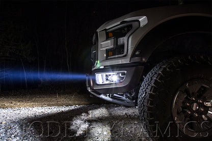 2017-2019 Ford Raptor SS Fog Kit 12.0 Inch Amber Driving Diode Dynamics