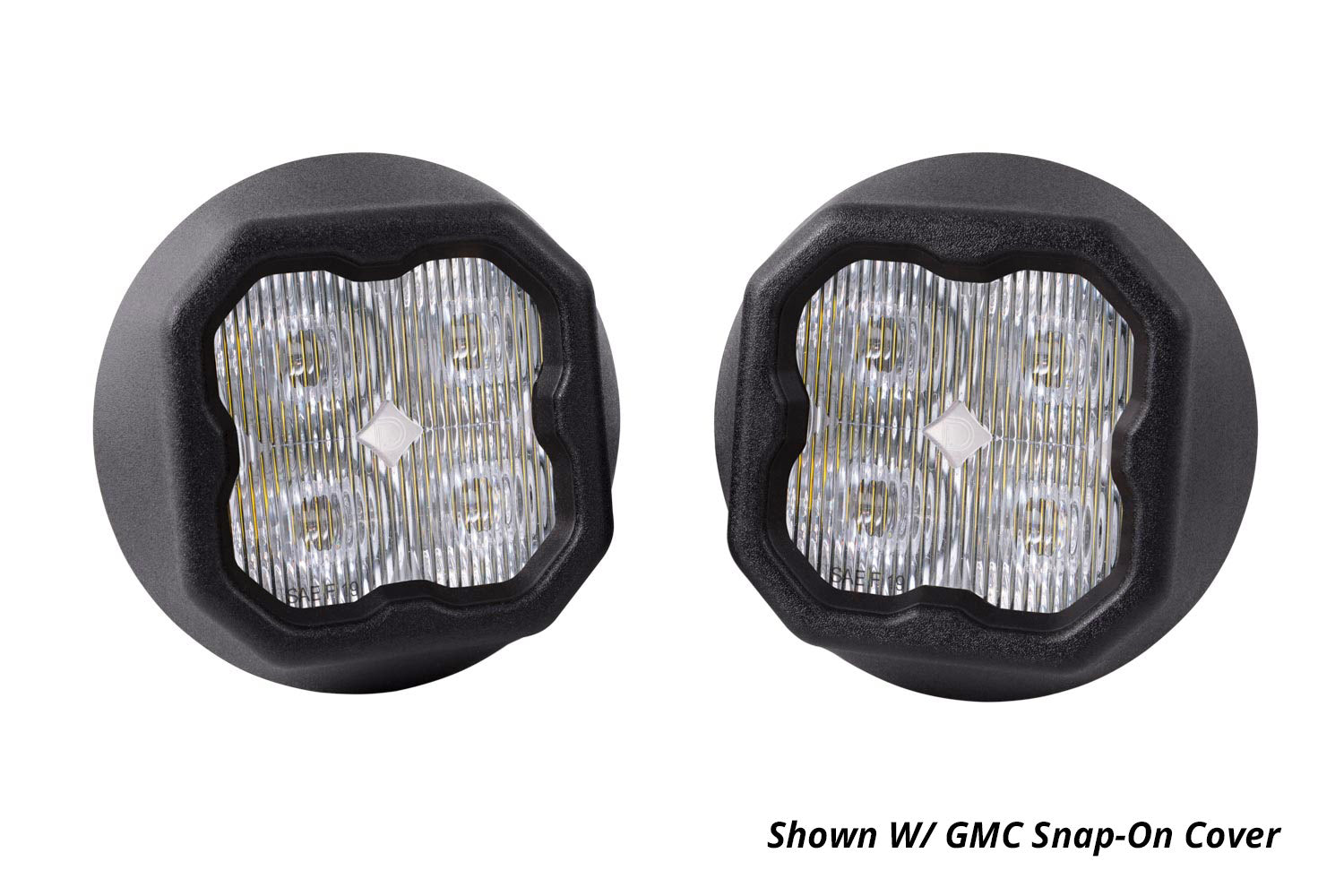 SS3 LED Fog Light Kit for 2007-2014 Chevrolet Suburban Yellow SAE Fog Pro Diode Dynamics