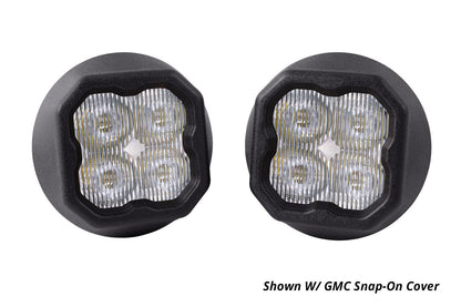 SS3 LED Fog Light Kit for 2007-2014 Chevrolet Suburban Yellow SAE Fog Pro Diode Dynamics