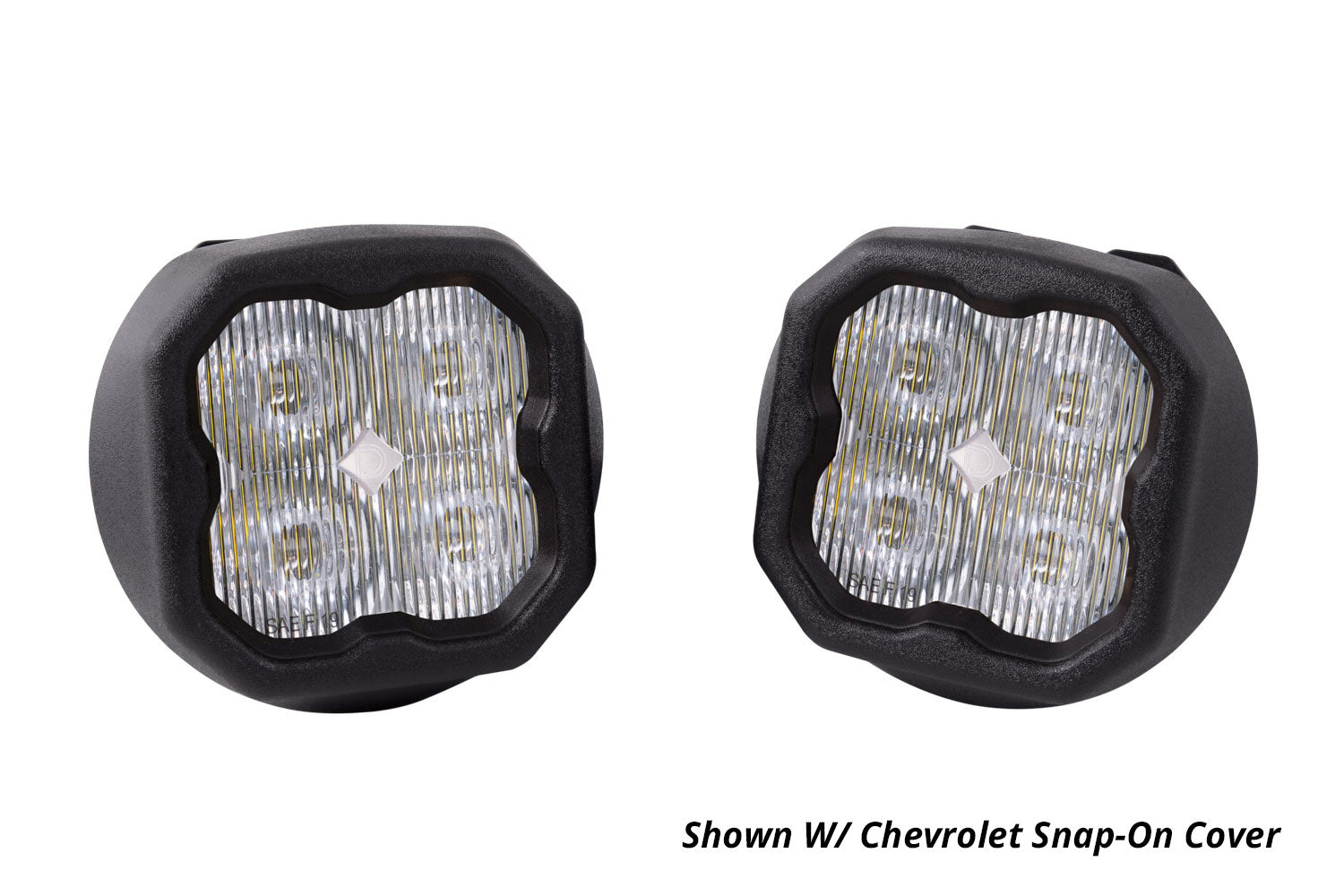 SS3 LED Fog Light Kit for 08-09 Pontiac G8 Yellow SAE Fog Pro Diode Dynamics