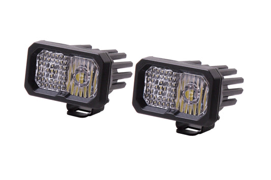 Stage Series 2 Inch LED Pod, Sport White Combo Standard ABL Pair