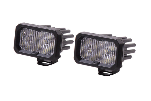 Stage Series 2 Inch LED Pod, Pro White Fog Standard WBL Pair
