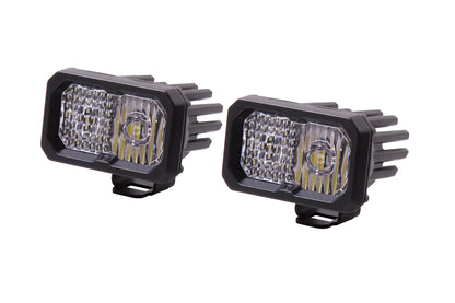 Stage Series 2 Inch LED Pod, Pro White Combo Standard BBL Pair